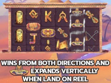 สัญลักษณ์และโบนัสของเกมส์ Superslot Pharaoh's Tomb