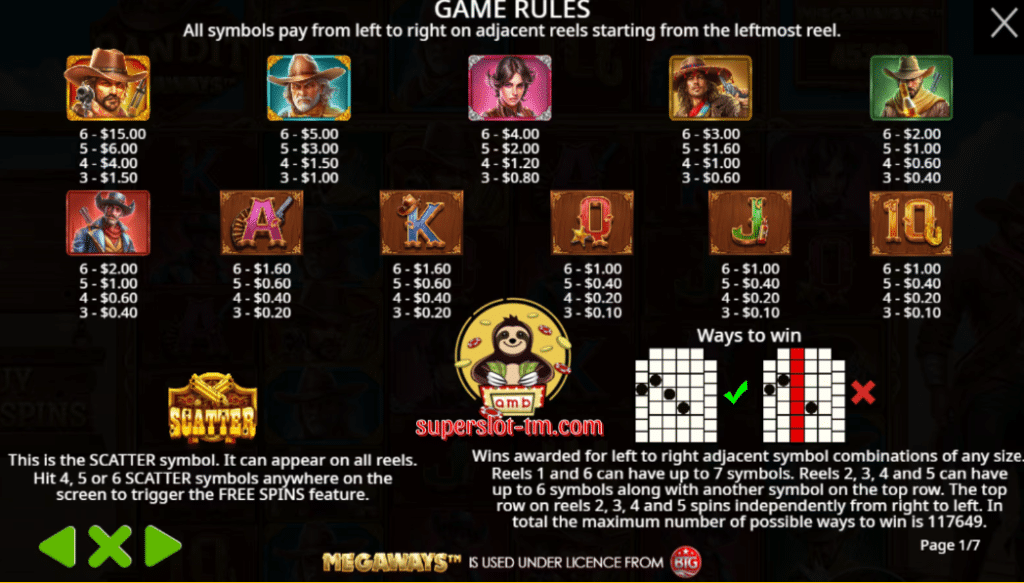 เล่น Bandit Megaways ยิงรัวล่ารางวัล