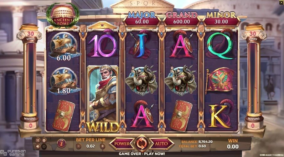 สมัครเล่น Ancient Rome2 ลุ้นรางวัลทุกสปิน