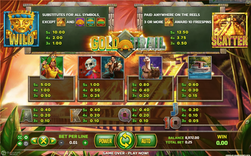 เล่น Gold Trail บนมือถือ ลื่นไหลทุกการหมุน
