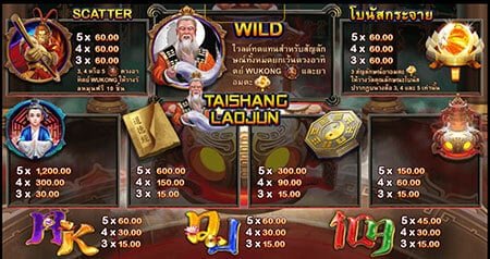 สมัครเล่น Tai Shang Lao Jun พร้อมรับโบนัสสุดคุ้ม!
