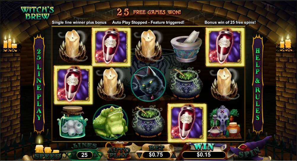 เล่น Witchs Brew ได้ทุกที่ทุกเวลา