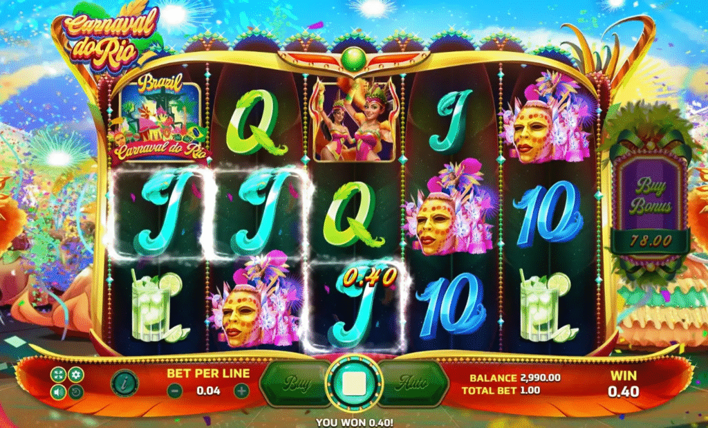 สมัครเล่น Carnaval Do Rio พร้อมรับเครดิตฟรีทันที