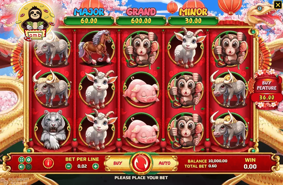 สมัครเล่น Snake of Fortune รับโบนัสแรกเข้าทันที