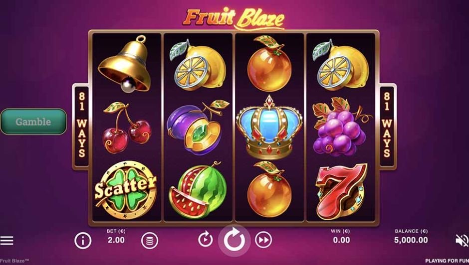 รีวิวเกม Fruity Blaze ตัวคูณรางวัลต่อเนื่อง ไม่รีเซ็ตง่าย