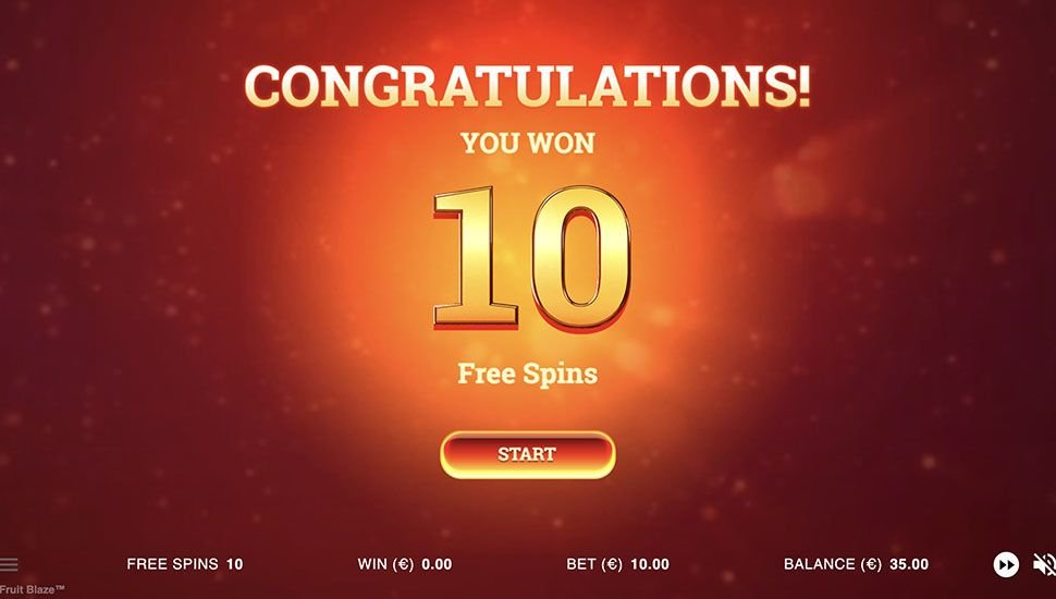 รีวิวเกม Fruity Blaze Free Spins เข้าไว แตกหนักทุกรอบ