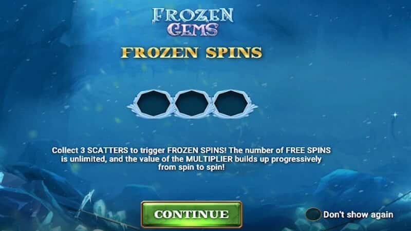 รีวิวเกม Frozen Gems ระบบ Split Symbols สุดล้ำ