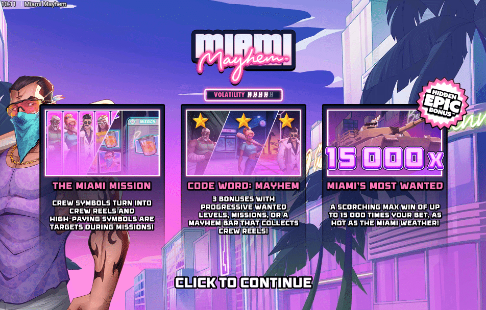 รีวิวเกม Miami Mayhem ระบบเกมเร็ว ลื่น ไม่หน่วง