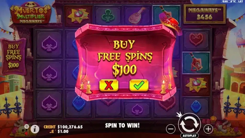 รีวิวเกม Muertos Multiplier Megaways ตัวคูณสะสมไม่จำกัดในโหมด Free Spins